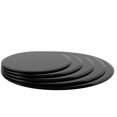thumbnail image 6 of 24" Round Black Tempered Glass Table Top | Perfect for Business Meeting and Lobby Tables | Corrosion-Resistant Tempered Glass | Long Service Life, 6 of 6