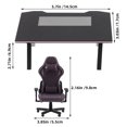 thumbnail image 2 of Minkissy 2Pcs Black Pla Mini Computer Gaming Chair for Display Case Realistic Design Tabletop Decor, 2 of 8