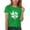 Green B, variant on THDHVS Girls Shirts,Girls Short Sleeve Tops,Kids St Patrick's Day Fashion Print Short Sleeve Tee Green 10-11 Years
