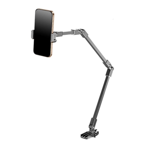 Tablet Holder for Bed Adjustable Tablet Phone Bed Stand Mount 360 Degree Rotatable Foldable Carbon Steel Arm Holder
