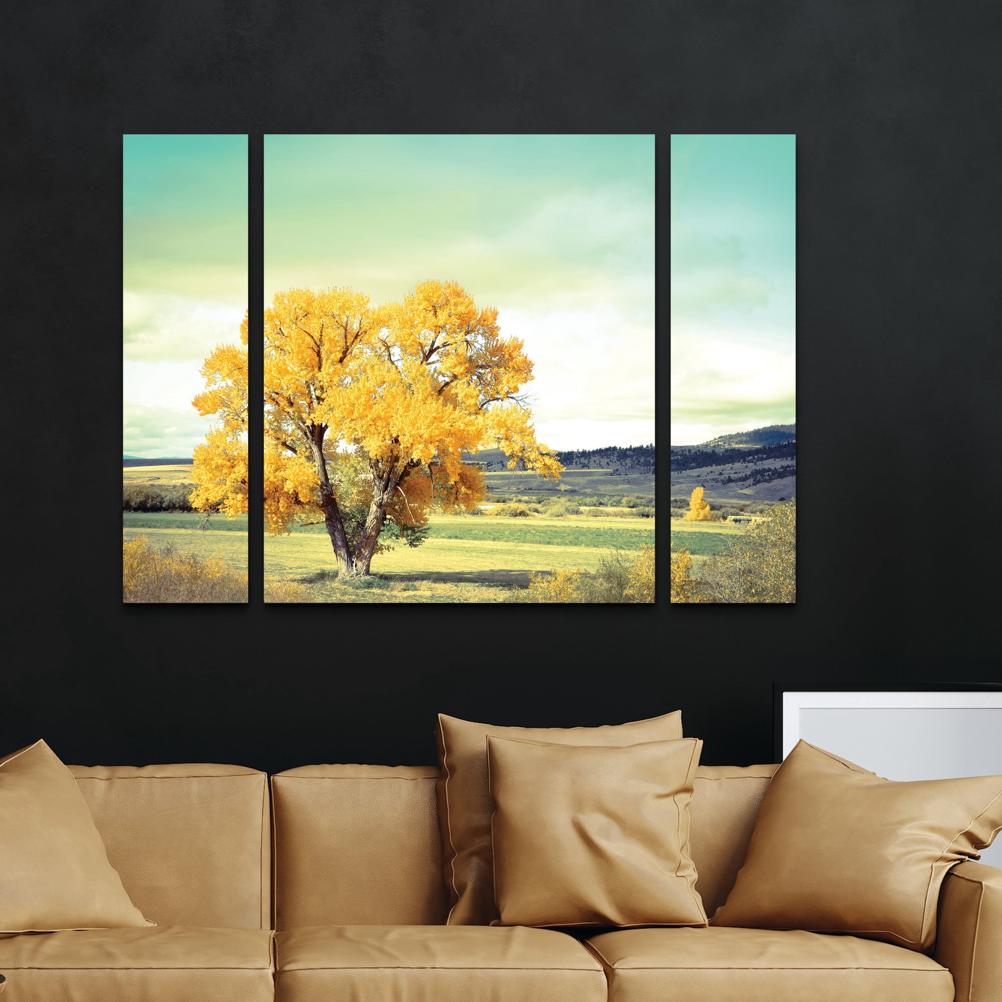 Annie Bailey Art ‘First To Turn’ 3 Panel Wall Art Set