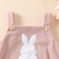 thumbnail image 5 of Baby Boys Girls Easter Romper Cotton Casual Sleeveless Square Neck Jumpsuits Cute Outfit Spring Bodysuit Baby Clothes for Boys Girls 0-18 Months, 5 of 8