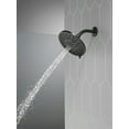 thumbnail image 5 of Delta Faucet 75617BL Matte Black, 4-Setting, 3.81-in, 1.75 GPM, Round High Pressure Fixed Showerhead, 5 of 7