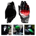 thumbnail image 4 of Motocicleta Moto Protección Guantes de cuero profesionales XL rojo kusrkot Guantes de moto, 4 of 8
