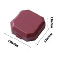 thumbnail image 4 of Fnochy Travel Pill Organizer - Pill Box - Stylish Compact Daily Pill Organizer, Medication Pill Case, Pill Container for Vitamin Management, Travel Essentials for Women/Men, 6 Space, 4 of 7