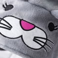thumbnail image 5 of Unisex Kids Bunny Outfit Soft Performance Dress Up Party Jumpsuit Hooded Long Sleeve Full Length Soft Grey 3 Years-4 Years, 5 of 7