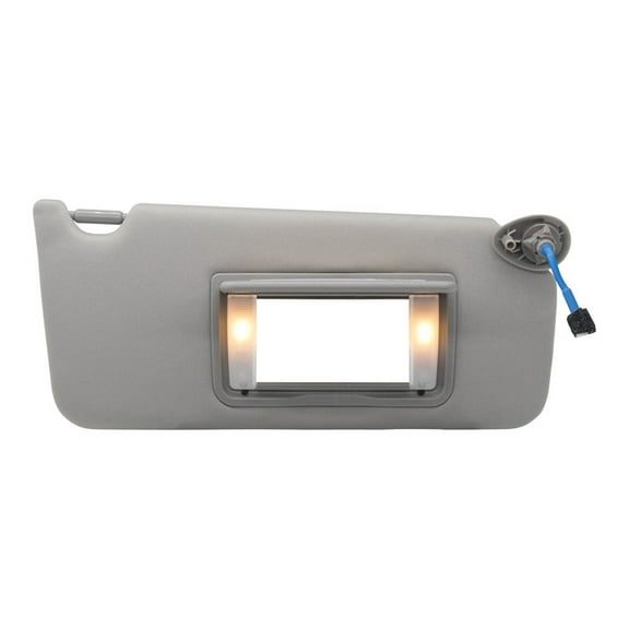 Right Passenger Side Sun Visor For Cars With Makeup Mirror For Honda Accord 2008-2017 With Light, Replacement OEM 83280-TA5-A51ZA-light Grey