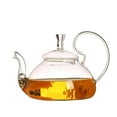 thumbnail image 4 of maskred Glass Teapot with Tea Infuser, Large Handle, 400ml, 4 of 9