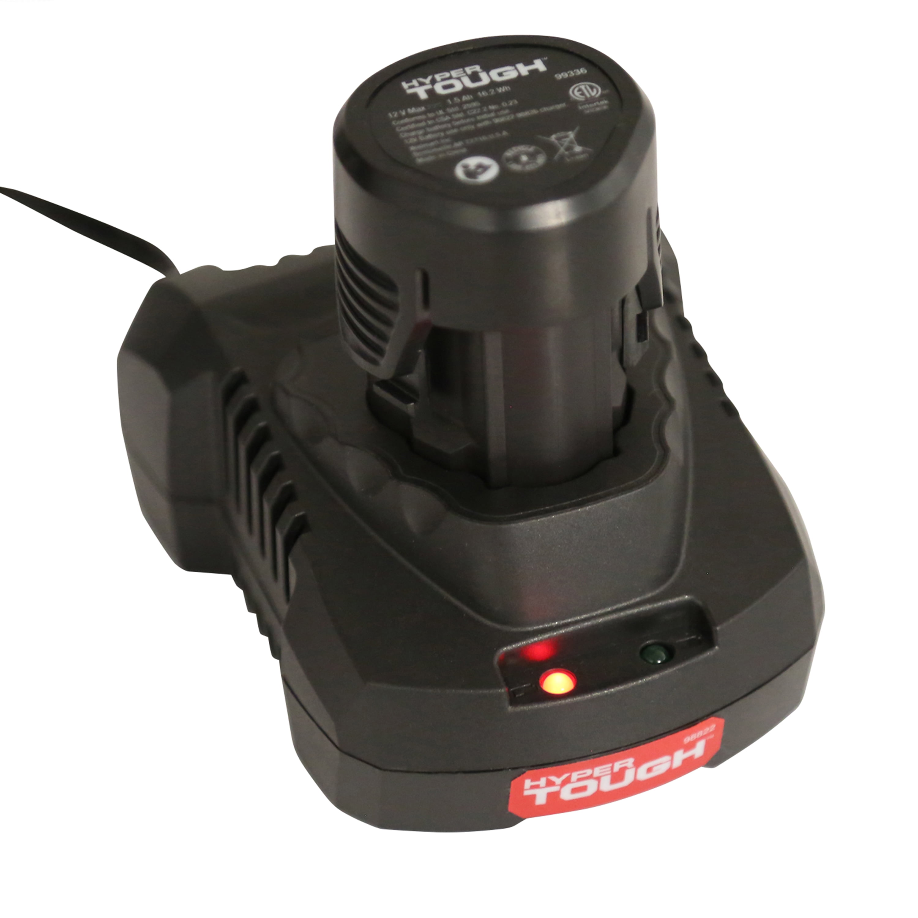 Hyper Tough 12V Max Fast Battery Charger for 12V Lit Ion Batteries 98822 Walmart