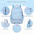 thumbnail image 5 of Laptop School Bag Backpack，Fashion Lightweight Travel Shoulder Bookbags，Primary School Season Gift 3 PCS, 5 of 5