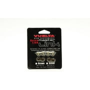 Vuelta 5/6/7/8 Speed Bicycle Chain Quick Link Master Link, 1/2 x 3/32, Silver, 2 Pack