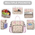 thumbnail image 2 of Pioneer Flower Floral Print Pattern Womens Lunch Box for Work,Insulated Large Lunch Bag for Tween and Teen,Loncheras Para Mujer,Leakproof Adult Lunch Bag for Work,Beach,Travel,Picnic,Camping, 2 of 7