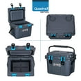 thumbnail image 4 of Cubix Outdoors 10 QT QuadraX Portable Insulated Hard Cooler - Fits 8 Cans - Abyss Blue, 4 of 6