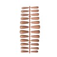 thumbnail image 1 of Color Street Nail Strips Diseño de ataúd puntas de punta artificial Colors sólidos Salón de estilo de bailarina para mujeres Flesa profunda 1 set Inevent CE011632-11, 1 of 6