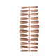 thumbnail image 1 of Color Street Nail Strips Diseño de ataúd puntas de punta artificial Colors sólidos Salón de estilo de bailarina para mujeres Flesa profunda 1 set Inevent CE011632-11, 1 of 6