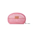 thumbnail image 2 of Bolsa de maquillaje de viaje de malla transparente con compartimentos - Organizador cosmético portátil para artículos de aseo y pinceles, 2 of 6