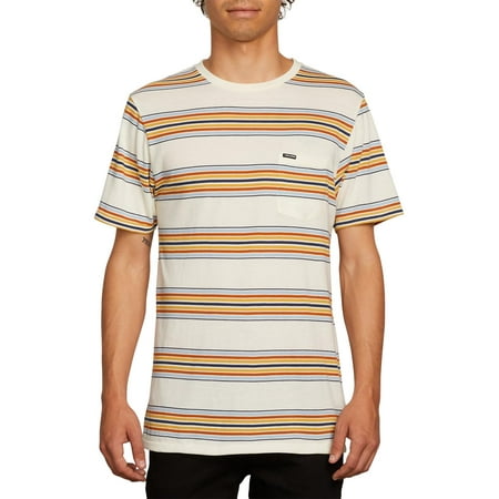 Volcom Mens Striped Crewneck T-Shirt