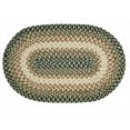 thumbnail image 1 of Better Trends BRWB29GR Wool Bridge Braided Rug- Green - 2 in., 1 of 4