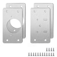 thumbnail image 2 of 1/2/4/10Pair Cabinet Hinge Repair Tool Plate Furniture Drawer Table Repair Close Hinges Kitchen Cupboard Fixing Stainless Steel, 2 of 4