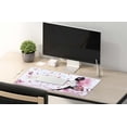 thumbnail image 5 of Extended Gaming Mouse Pad XXL ArtSo Large Keyboard Mat Long Mousepad Desk Decor Writing Pad Non Slip Rubber Base Stitched Edges for Office Home, 35.5" x 15.7", Pink Butterfly Beautiful Girl, 5 of 6