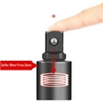 thumbnail image 6 of 1/4" Universal Joint Swivel Socket Adapter, Black Impact Socket Extension, CR-V Steel, 2PCS, 6 of 6