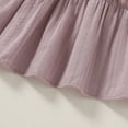 thumbnail image 7 of Tiny Cutey Toddler Baby Girl Dress Summer Ruffle Sleeve Solid Beach Boho Dresses Sundress Clothes for 18-24 Months, 7 of 7