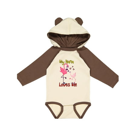 

Inktastic My Nana Loves Me Gift Baby Boy or Baby Girl Long Sleeve Bodysuit