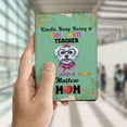 thumbnail image 4 of Kinda Busy Being Kindergarten Teacher and Maltese Mom Travel Passport Wallet Maltese Dog Lover Gifts Idea PU Leather Passport Holder Cover - 02005, 4 of 5