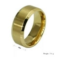 thumbnail image 3 of EOEMY 8mm Stainless Steel Ring Womens Men'S Band Silver/Gold/Black/Rose Gold Size 5-15, 3 of 9