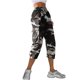 thumbnail image 5 of Pantalones de Cintura Elásticos para Mujeres, Combinados de Bolsillo con Encaje Traje de Deporte Casual para Uso Diario, en Casa Y Al Aire Libre, 5 of 7