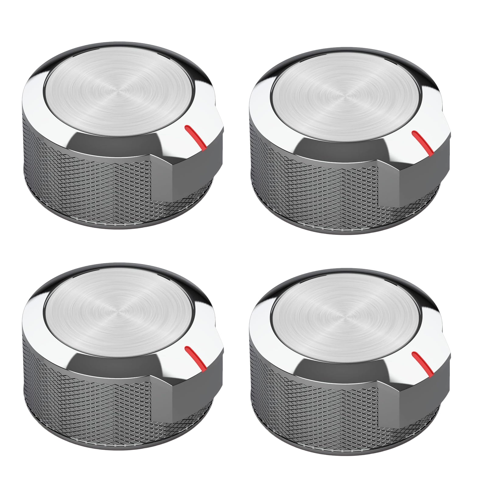 Stove Knob Compatible for W10823529 YKFED500EBS0 KFED500EWH05 KFED500EBS05 YKFED500EBS5 Control Knobs Burners Oven