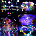 thumbnail image 3 of 2 Pack Fairy Lights,120LED 43ft 8 Modes String Lights Battery Operated,Indoor/Outdoor with Remote Timer for Bedroom,Party,Wedding,Christmas Decorations(Multi-Coloured), 3 of 5