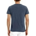 thumbnail image 4 of PPYOUNG Mens Fashion Casual Front Placket Basic Short Sleeve Henley T-Shirts L, 4 of 5
