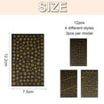 thumbnail image 2 of Nail Stickers Decals Christmas Snowflake Nail Art 3D Decals Decoration Nail Art Sticker, 12 Sheets, 12.2*7.5cm-golden, 2 of 5
