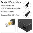 thumbnail image 2 of 65W Adapter Charger for HP Pavilion DV6000 DV6500 DV6700 DV1000 DV2000 DV4000 DV5000 DV8000 DV9000 DV9500, HP Compaq Presario C300 C500 C700 A900 F700 18.5V 3.5A, 2 of 9