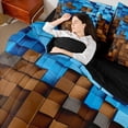 thumbnail image 4 of Homewish Futuristic Cubes 7-Piece Twin Bedding Sets For Children Teens Adults,Geometric Plaid Grid Bedding Comforter Set,Abstract Vintage Aesthetic Breathable Sheet Sets,Ultra Soft Home Decor, 4 of 8
