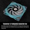 thumbnail image 2 of Thermaltake ToughFan 12 High Static Pressure 2000 PWM, Metal-Reinforced Motor Hub, Gen.2 Hydraulic Bearing 120mm Case/Radiator Fan, 2 of 6