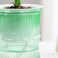 thumbnail image 4 of Flower Pot under $5! Ke1Clo Self-Watering Plastic Planter for Indoor Plants Desktop Decor Green, 4 of 7