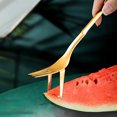 thumbnail image 6 of Gallickan Watermelon Cutter Fork, Fruit Cube Cutter Fruit Slicer Tool for Making Fruit Cubes Quickly, Kitchen Party Camping Gadget, Golden, 6 of 9