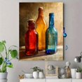 thumbnail image 4 of Vintage Glass Bottles Canvas Print Wall Art, Rustic Decor for Living Room Kitchen Dining Room Office Bedroom Bar Cafe, 4 of 8