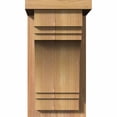 thumbnail image 2 of 7 1/2"W x 10"D x 14"H Pescadero Smooth Corbel w/Backplate, Western Red Cedar, 2 of 9