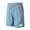 Light Blue, variant on Viikei Men's Cotton Blend Shorts-All Season Wear,Men's Casual Solid Color Casual Drawstring Pockets Elastic Sports Shorts Dark Gray M