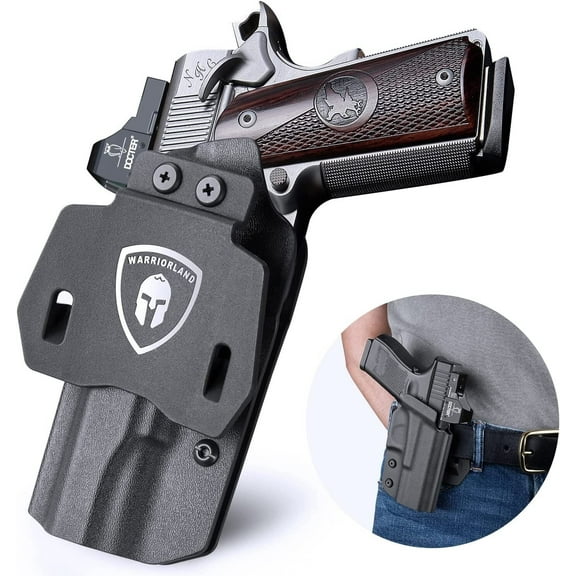 WARRIORLAND OWB Kydex 1911 5'' No Rail Colt Holster