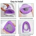 thumbnail image 5 of Uds. Fundas suaves para asiento de inodoro, calentador, lavables, elásticas, de fácil ajuste, fundas para asiento de inodoro, fundas para tapa de cojín, 5 of 5