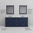 thumbnail image 6 of Lexora Home Dukes 80" Double Vanity with Mirrors in Navy Blue, 6 of 7