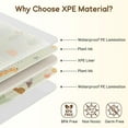 thumbnail image 2 of PIGLOG Giraffe Green Foam Baby Play Mat, 50x50, Double-Sided,Waterproof Playmats for Babies and Toddlers Kids, Safe Foam Playmat for Tummy Time, 2 of 5