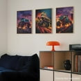 thumbnail image 4 of Hieng - Grave | Set of 3 Monster Truck Posters For Boys Room - Monster Truck Bedroom Wall Art - Boys Room Decor - Posters for Room | 11x14 Inches Unframed, 4 of 5