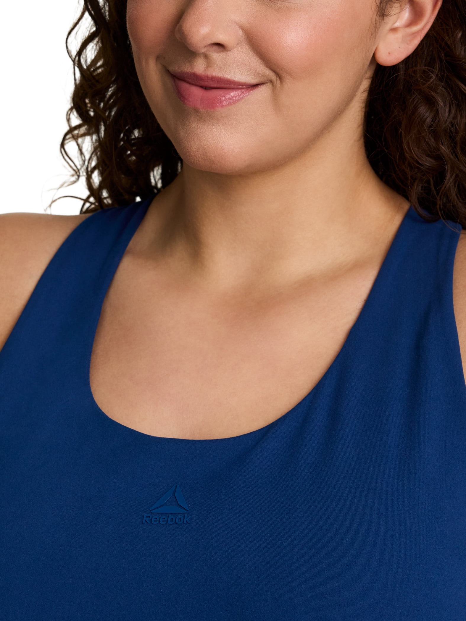 Reebok Women's Medium Impact Move Bra Tank with Removable Cups, Sizes XS-4X