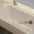 thumbnail image 2 of Voltaire 60 x 30 Skirted Right Drain Soaking Apron Bathtub in Glossy White with Integrated Overflow, Drain Included, 2 of 8