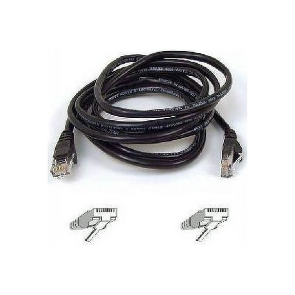 Belkin patch cable - 12 ft - black - B2B